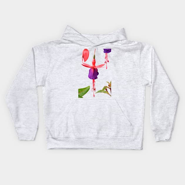 Fuchsia  FuchsiaBerry Kids Hoodie by chrisburrows